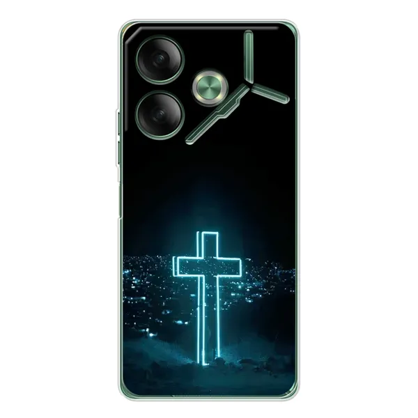 Чехол с рисунком «Яркий Крест» для TECNO Pova 7 Чехол с рисунком «Яркий Крест» для TECNO Pova 7