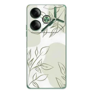 Чехол цветочный дизайн для Tecno Pova 7