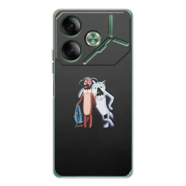 Чехол с рисунком «Шо, опять» для TECNO Pova 7