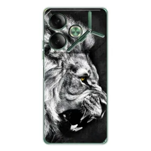 Чохол з картинкою на Tecno Pova 7 (Злий Лев)