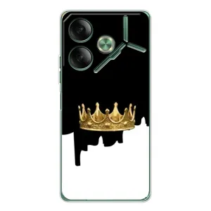 Чохол (Корона на чорному фоні) для Пова 7 (Золота корона)