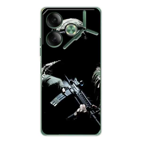 Чехол с рисунком «ЗСУ снайпер» для TECNO Pova 7 Чехол с рисунком «ЗСУ снайпер» для TECNO Pova 7