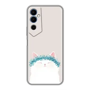 Чехол на тематику: Коты для TECNO POVA Neo 2 (Белый котик)
