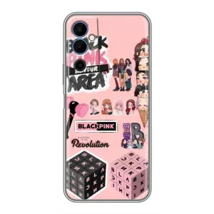 Чехлы с картинкой для Tecno POVA Neo 2 (BLACK PINK коллаж)
