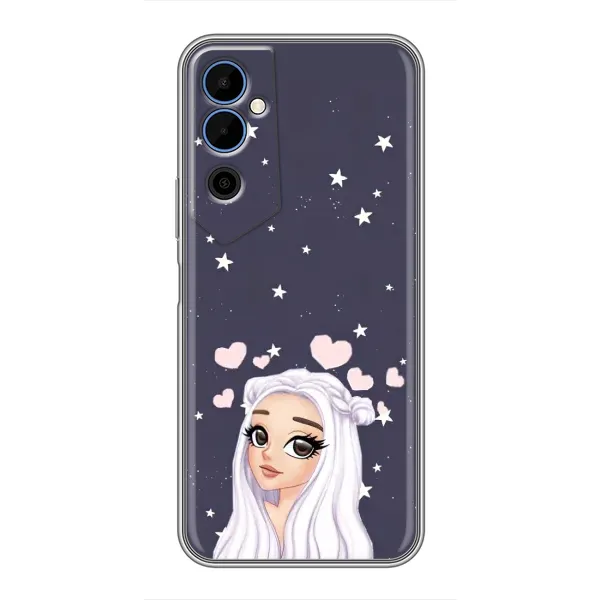 Чехол с рисунком «Девушка и сердечки» для TECNO POVA Neo 2 Чехол с рисунком «Девушка и сердечки» для TECNO POVA Neo 2