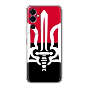 Чехлы УПА (Красно-Чёрный) на Tecno POVA Neo 2 (Герб Украины)