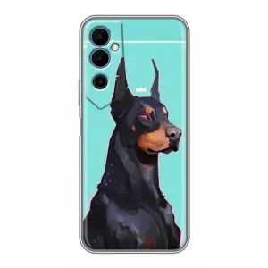 Чехол ДОБЕРМАН для Tecno POVA Neo 2 (Король доберман)