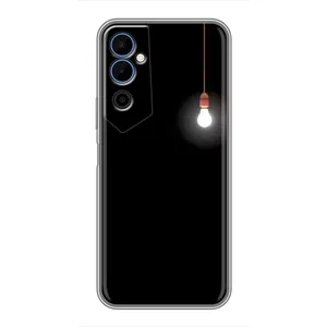 Чехол с картинками на черном фоне для Tecno POVA Neo 2 (Лампочка)