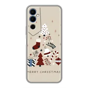 Чехол Санта Клаус для Tecno POVA Neo 2 (Merry Christmas)