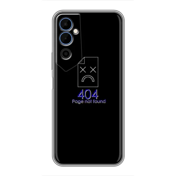 Чехол с рисунком «Ошибка 404» для TECNO POVA Neo 2 Чехол с рисунком «Ошибка 404» для TECNO POVA Neo 2