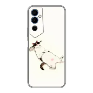 Чехол на тематику: Коты для TECNO POVA Neo 2 (Отдых)
