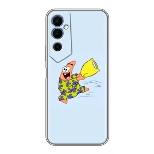 Чехлы с Патриком на Tecno POVA Neo 2 (Патрик с подушкой)