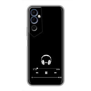 Чехол с картинками на черном фоне для Tecno POVA Neo 2 (Плеер)