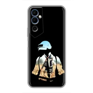 Силиконовый чехол с картинкой "Герой Pubg" на Tecno POVA Neo 2 (Пубг мен)