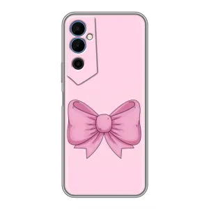 Чехол банты для Tecno POVA Neo 2 (Розовый бантик)