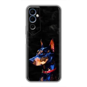 Бампер для Tecno POVA Neo 2 с картинкой "Песики" (Собака Мопс)