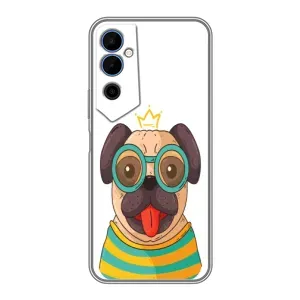 Бампер для Tecno POVA Neo 2 с картинкой "Песики" (Собака Король)