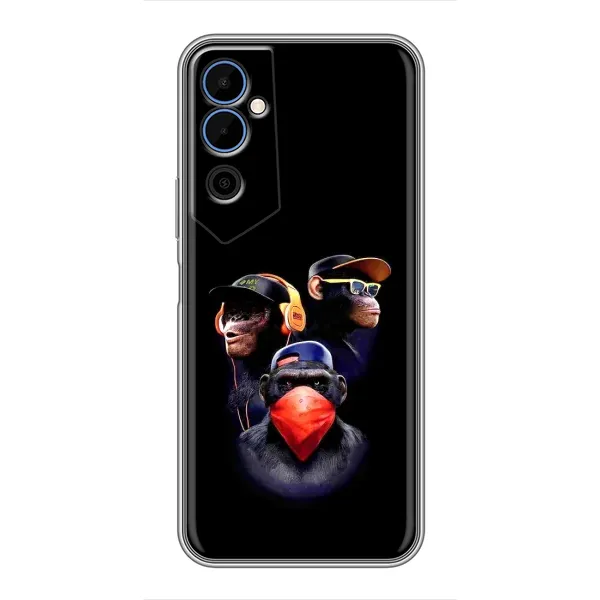Чехол с рисунком «Три обезьяны» для TECNO POVA Neo 2 Чехол с рисунком «Три обезьяны» для TECNO POVA Neo 2