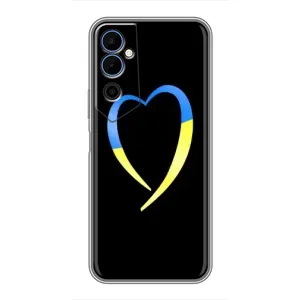 Силиконовый Чехол на Tecno POVA Neo 2 (Я-Украина) (Украинское сердце)
