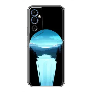 Летний Чехол на Tecno POVA Neo 2 (Синий Водопад)