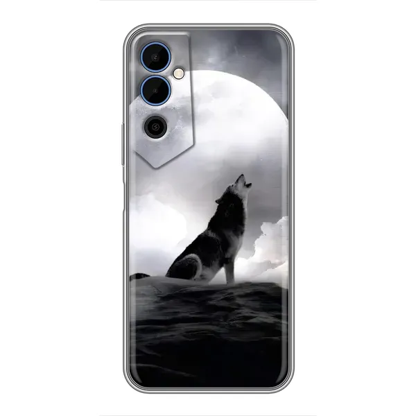 Чехол с рисунком «Волк и луна» для TECNO POVA Neo 2 Чехол с рисунком «Волк и луна» для TECNO POVA Neo 2