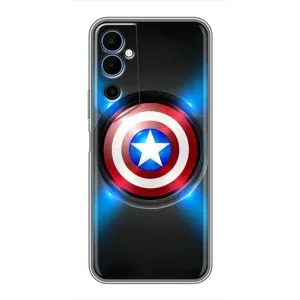 Чохол с Щітом Капітана Америки на Tecno POVA Neo 2 (Яскраий Щит Капітана)