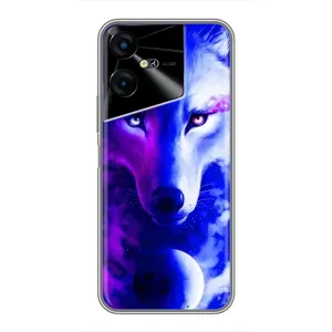 Чехол с Волком на Tecno POVA Neo 3 (Арт-Волк)