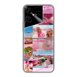 Силіконовый Чохол Барбі фільм на Tecno POVA Neo 3 (Барбі стиль)