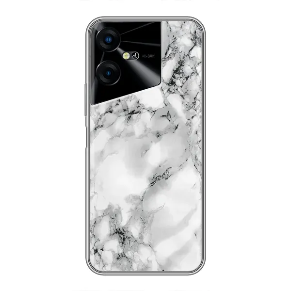 Чехол с рисунком «Белый мрамор» для TECNO POVA Neo 3 Чехол с рисунком «Белый мрамор» для TECNO POVA Neo 3