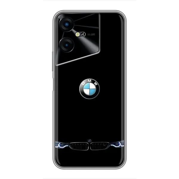 Чехол с рисунком «Черный BMW» для TECNO POVA Neo 3