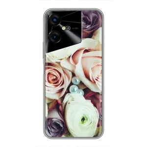 Чохли з принтом Троянд для Tecno POVA Neo 3 (Букет Троянд)