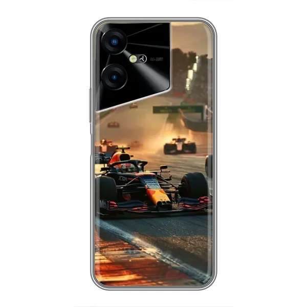 Чехол с рисунком «Чемпионат ф1» для TECNO POVA Neo 3 Чехол с рисунком «Чемпионат ф1» для TECNO POVA Neo 3