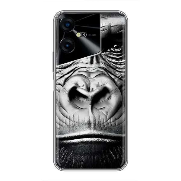 Чехол с рисунком «Черная обезьяна» для TECNO POVA Neo 3 Чехол с рисунком «Черная обезьяна» для TECNO POVA Neo 3