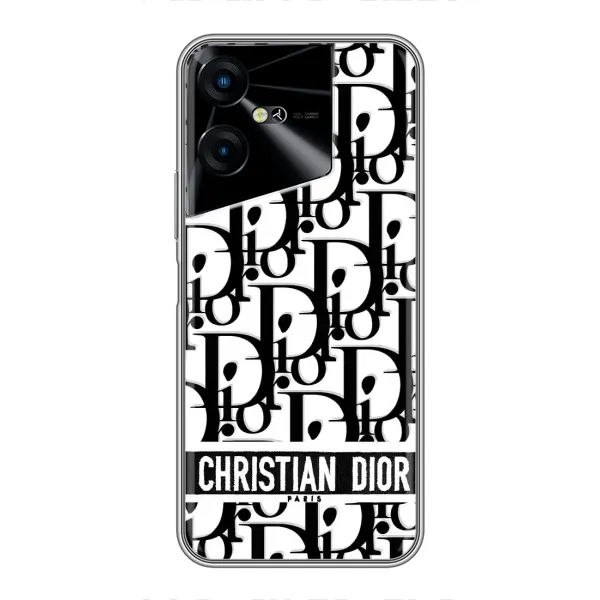 Чехол с рисунком «Christian Dior» для TECNO POVA Neo 3