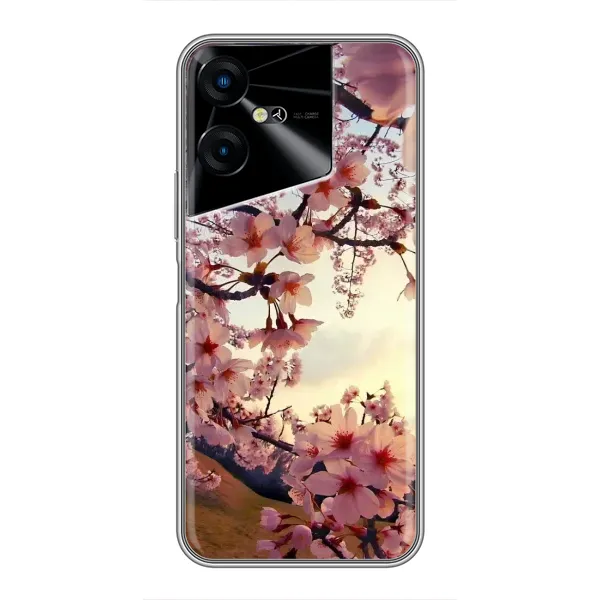 Чехол с рисунком «Цветущая сакура» для TECNO POVA Neo 3 Чехол с рисунком «Цветущая сакура» для TECNO POVA Neo 3
