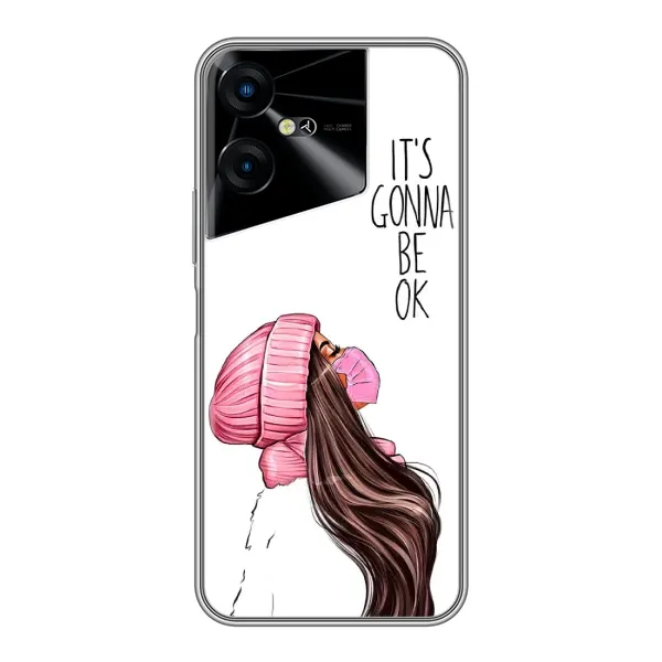 Чехол с рисунком «Девушка в маске» для TECNO POVA Neo 3 Чехол с рисунком «Девушка в маске» для TECNO POVA Neo 3