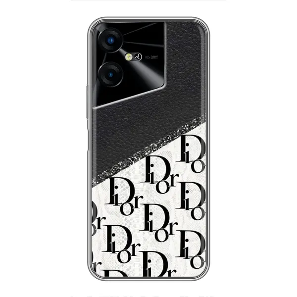 Чехол с рисунком «Диор» для TECNO POVA Neo 3
