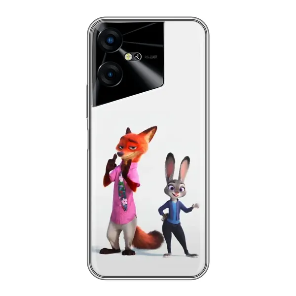 Чехол с рисунком «Джуди и Ник» для TECNO POVA Neo 3 Чехол с рисунком «Джуди и Ник» для TECNO POVA Neo 3