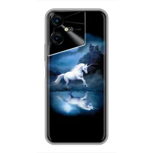 Чехол Unicorn на Tecno POVA Neo 3 (Единорог)