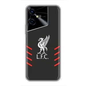 Силиконовые Чехлы принт Футбол на Tecno POVA Neo 3 (Эмблема Liverpool)