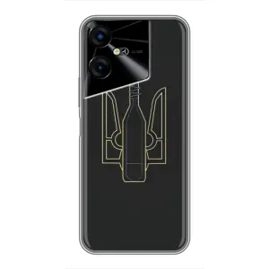 Чехол с картинкой (Патриотический ГЕРБ) на Tecno POVA Neo 3 (Герб - Молотова)