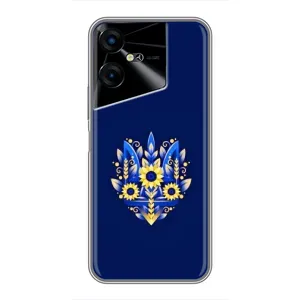 Чехол с картинкой (Патриотический ГЕРБ) на Tecno POVA Neo 3 (герб)