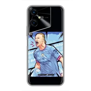 Чохли з принтом на Tecno POVA Neo 3 Футболіст (гол Ерлінг Холанд)