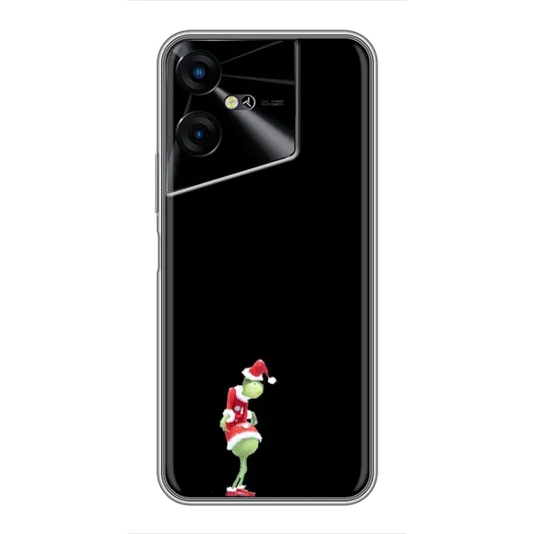 Чехол с рисунком «Гринч на чорном» для TECNO POVA Neo 3