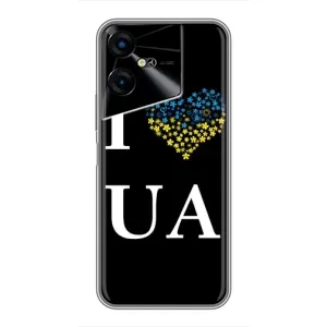 Силиконовый Чехол на Tecno POVA Neo 3 (Я-Украина) (I Love UA)