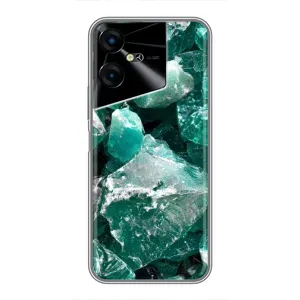 Чохол (Дорого-богато) на Tecno POVA Neo 3 (Смарагд)