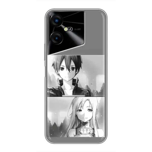 Чехол с рисунком «Кирито-Асуна» для TECNO POVA Neo 3 Чехол с рисунком «Кирито-Асуна» для TECNO POVA Neo 3