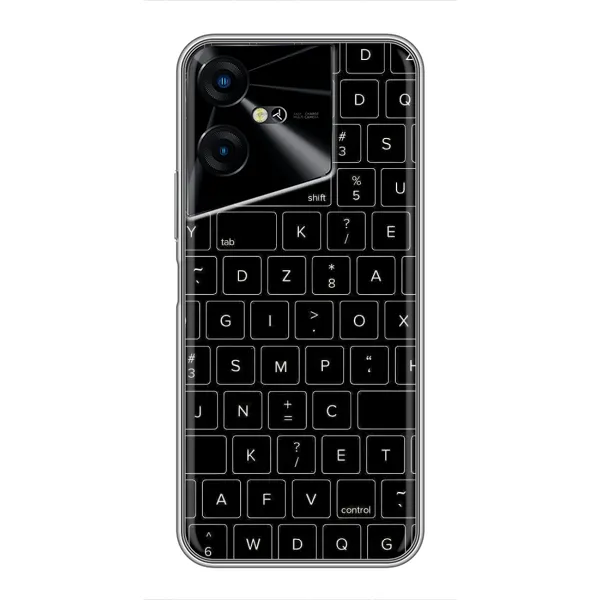 Чехол с рисунком «Клавиатура» для TECNO POVA Neo 3 Чехол с рисунком «Клавиатура» для TECNO POVA Neo 3