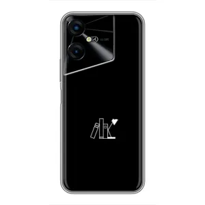 Чехол с картинками на черном фоне для Tecno POVA Neo 3 (Книжки)