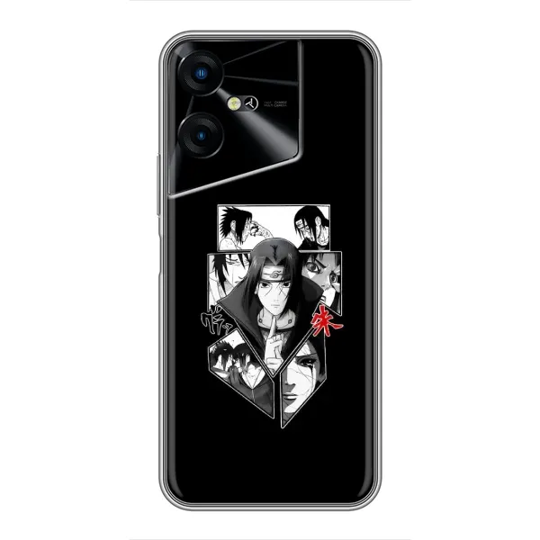 Чехол с рисунком «Коллаж Итачи» для TECNO POVA Neo 3 Чехол с рисунком «Коллаж Итачи» для TECNO POVA Neo 3